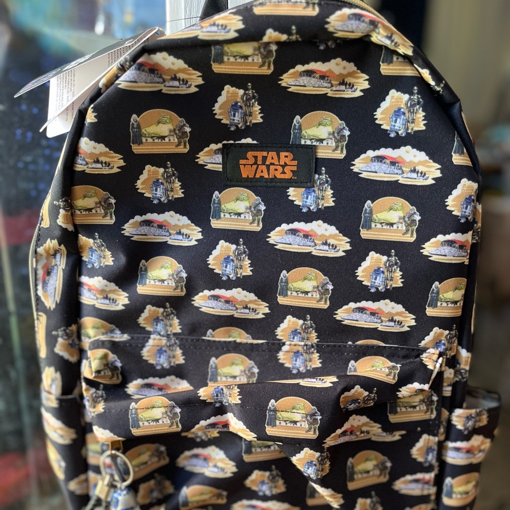 Star Wars Return of the Jedi Backpack by Funko with a custom bag charm